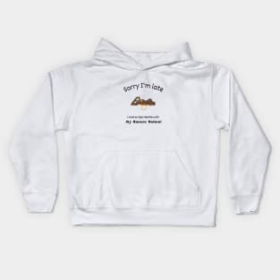 Sorry I'm late - I had an epic Battle with my Snooze Button Kids Hoodie